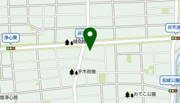 名鉄協商メイクス名古屋城西駐輪場の地図画像