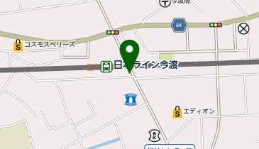 名鉄協商今渡駅前の地図画像