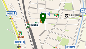 名鉄協商神宮前駅東街区立体駐車場の地図画像