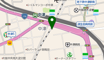 名鉄協商梅北駐輪場の地図画像