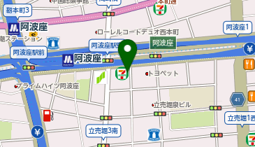 One Park立売堀 バイクパークの地図画像