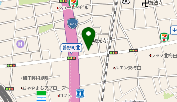 OnePark豊崎2丁目 バイクパークの地図画像