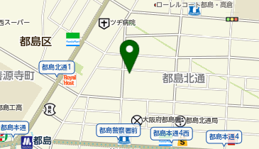 One Park都島北通 バイクパークの地図画像