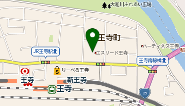 One ParkJR王寺駅北 バイクパークの地図画像