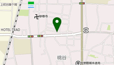 OnePark桃谷2丁目第3 バイクパークの地図画像