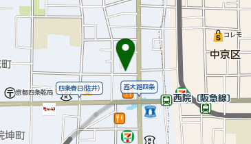 ブーブーパーク西院第4の地図画像