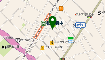 ブーブーパーク和泉府中駅前の地図画像