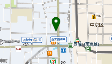 ブーブーパーク西院第5の地図画像