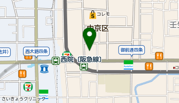 ブーブーパーク西院第7の地図画像