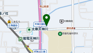 ブーブーパーク太秦庁舎来庁者用駐車場の地図画像