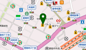 BPARKパルコ静岡店の地図画像