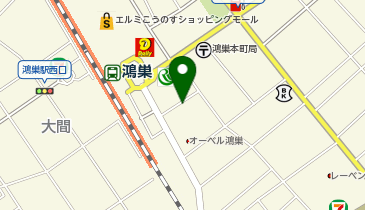 CCP鴻巣駅東口駐輪場の地図画像