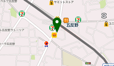 CCP五反野駐輪場の地図画像