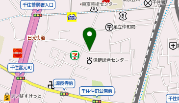 CCP千住仲町第4バイク置場の地図画像