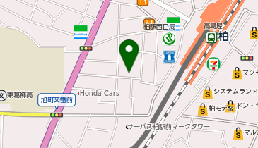 CCP柏旭町第1駐輪場の地図画像