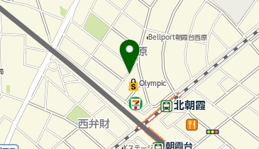 CYCLE DAICHI No.6 朝霞台第1駐輪場の地図画像