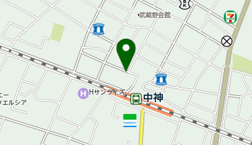 CYCLE DAICHI No.9 中神北口駅前駐輪場の地図画像