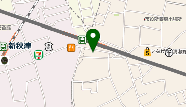 CYCLE DAICHI No.28 秋津駅前駐輪場の地図画像