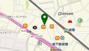 CYCLE DAICHI 成増会館駐輪場の地図画像