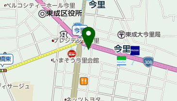 フルーツ自転車パーク今里駅の地図画像