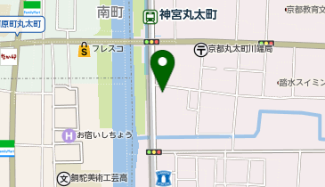 フルーツ自転車パーク京阪神宮丸太町駅の地図画像