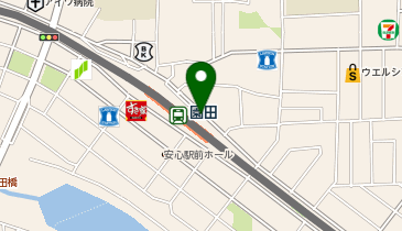 阪急エコステーション21園田阪急プラザの地図画像