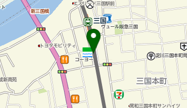 阪急エコステーション21三国Eの地図画像
