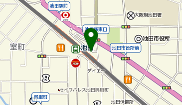 阪急エコステーション21池田の地図画像