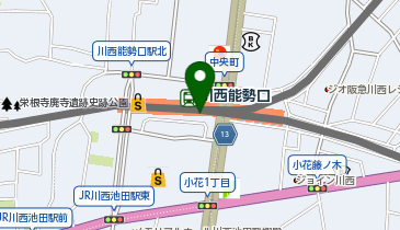 阪急エコステーション21川西ウエストAの地図画像