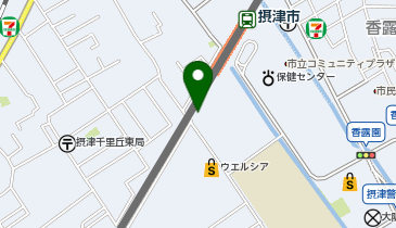 阪急駐輪センター 阪急摂津バイク駐車場の地図画像