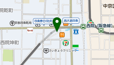 阪急駐輪センター 西院駐輪センターの地図画像