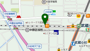 Parking in 武蔵小杉駅前駐輪場の地図画像