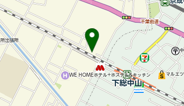 Parking in 下総中山駐輪場の地図画像