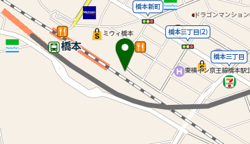 Parking in 食彩館橋本の地図画像