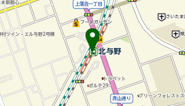 Parking in 北与野駅前第2駐輪場の地図画像