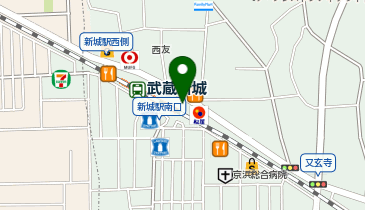 Parking in ビーンズ武蔵新城駐輪場の地図画像