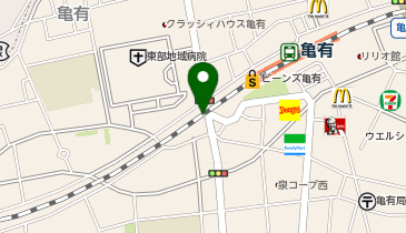 Parking in ビーンズ亀有駐輪場の地図画像