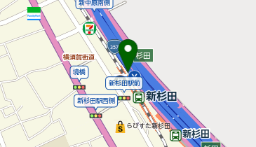 Parking in 新杉田バイクの地図画像