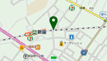 Parking in 新座駅前第2駐輪場の地図画像
