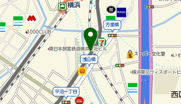 Parking in 横浜駅東口バイクの地図画像