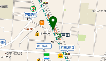 Parking in ビーンズ戸田駅前駐輪場の地図画像
