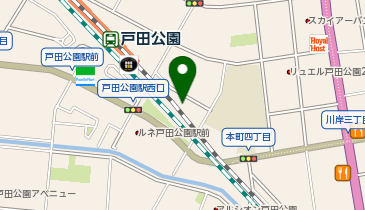 Parking in ジェクサー戸田公園駐輪場の地図画像