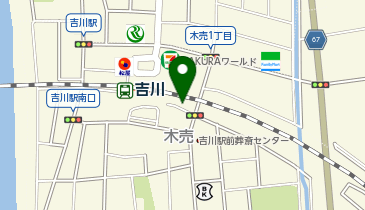 Parking in 吉川駅前駐輪場の地図画像