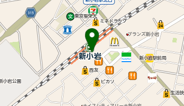 Parking in 新小岩駅西駐輪場の地図画像