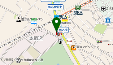 パーキング紅葉園駒込バイク駐車場の地図画像