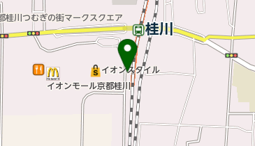 JR桂川駅西口バイク駐車場の地図画像