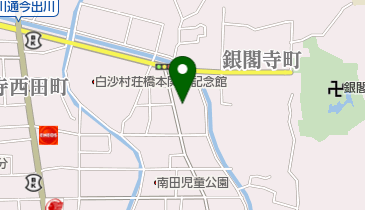 京都市銀閣寺観光駐車場の地図画像