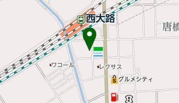 西大路駅自転車駐車場の地図画像