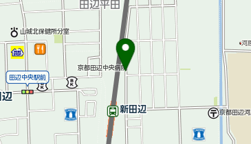 新田辺駅東自転車駐車場の地図画像