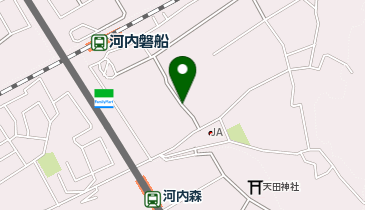交野市河内森駅東自転車駐車場の地図画像
